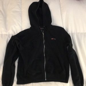 Ralph Lauren pink pony zip up sweatshirt